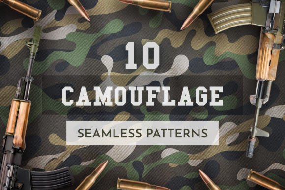 10 Seamless Camouflage Patterns for Any Project