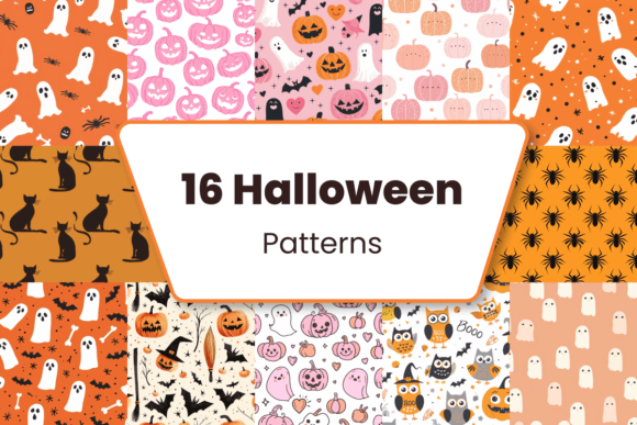 16 Halloween Patterns Sublimation Set: Your Ultimate Guide to Spooky Season Designs