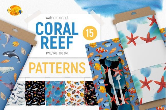 Coral Reef Patterns: Vibrant Marine Designs