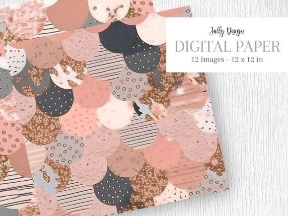 Dusty Pink Chic Patterns Collection: A Review of the Aesthetic Backgrounds