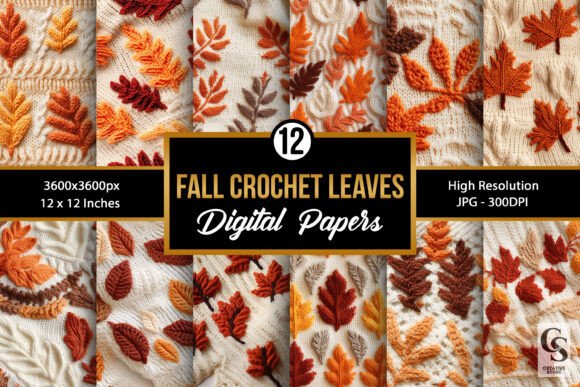 Elevating Seasonal Creativity: The Strategic Value of Fall Crochet Leaves Seamless Patterns