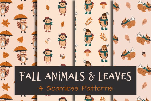 Embracing the Cozy Aesthetic: How Fall Animals Leaves Seamless Patterns Redefine Modern Design