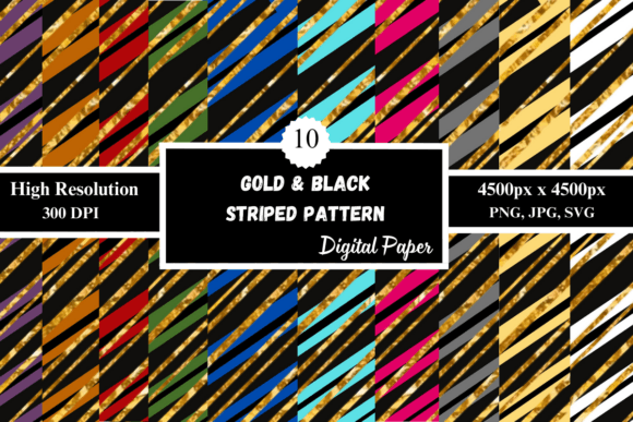 Gold and Black Striped Patterns: A Practical Guide to Elevating Your Creative Projects