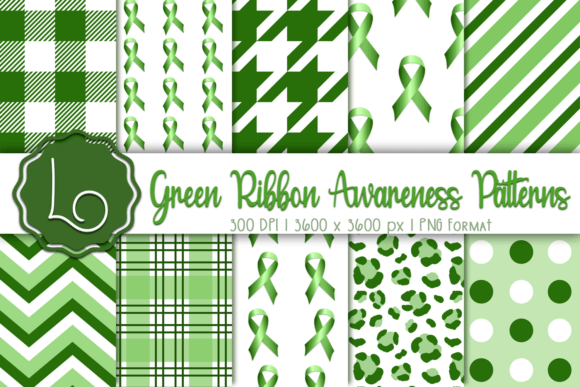 Green Ribbon Awareness Patterns: Designing with Purpose and Hope