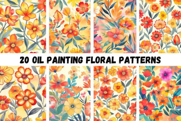 Unlocking Creativity with a Premium Oil Painting Flower Patterns Bundle