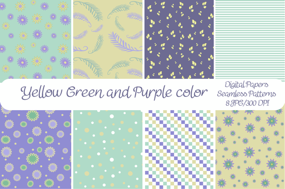 Unlocking Creativity with Yellow Green Purple Seamless Patterns